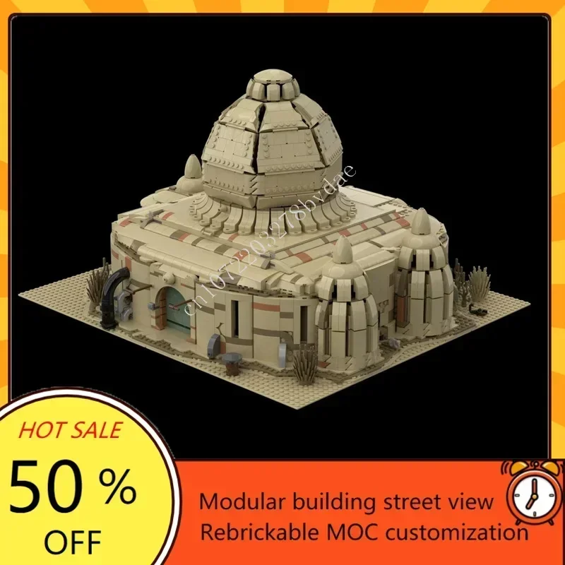 Фото Конструктор 5847 деталей: Модель космического корабля Watto's Shop для космических войн, сборная модель, развивающая головоломка, архитектурный подарок №2