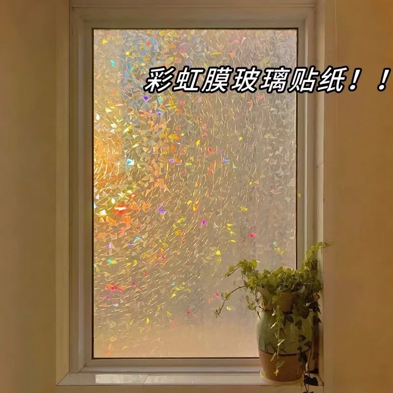 3D витражная оконная пленка виниловая наклейка для окон статическая липкая