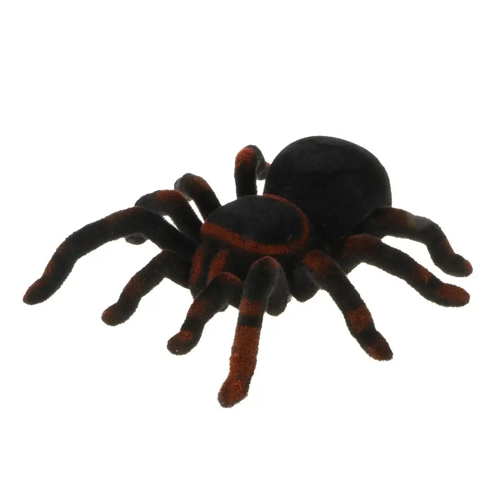 

Remote Control Spider Realistic Soft Creepy Prank & Joke Gag Toy Funny Toys Insect Bug Christmas & Halloween Party Toys