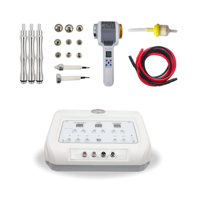 

4 in 1 Microdermabrasion beauty blackhead removal with hot and cold hammer Ultrasonic beauty equipment