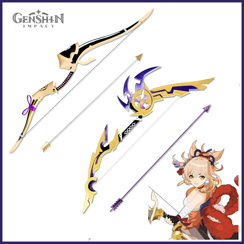 

Ударный меч Genshin, лук, косплей, наганохара, Yoimiya, луки, модель оружия, деревянный реквизит, коллекционные декоративные игрушки для детей, Ghift
