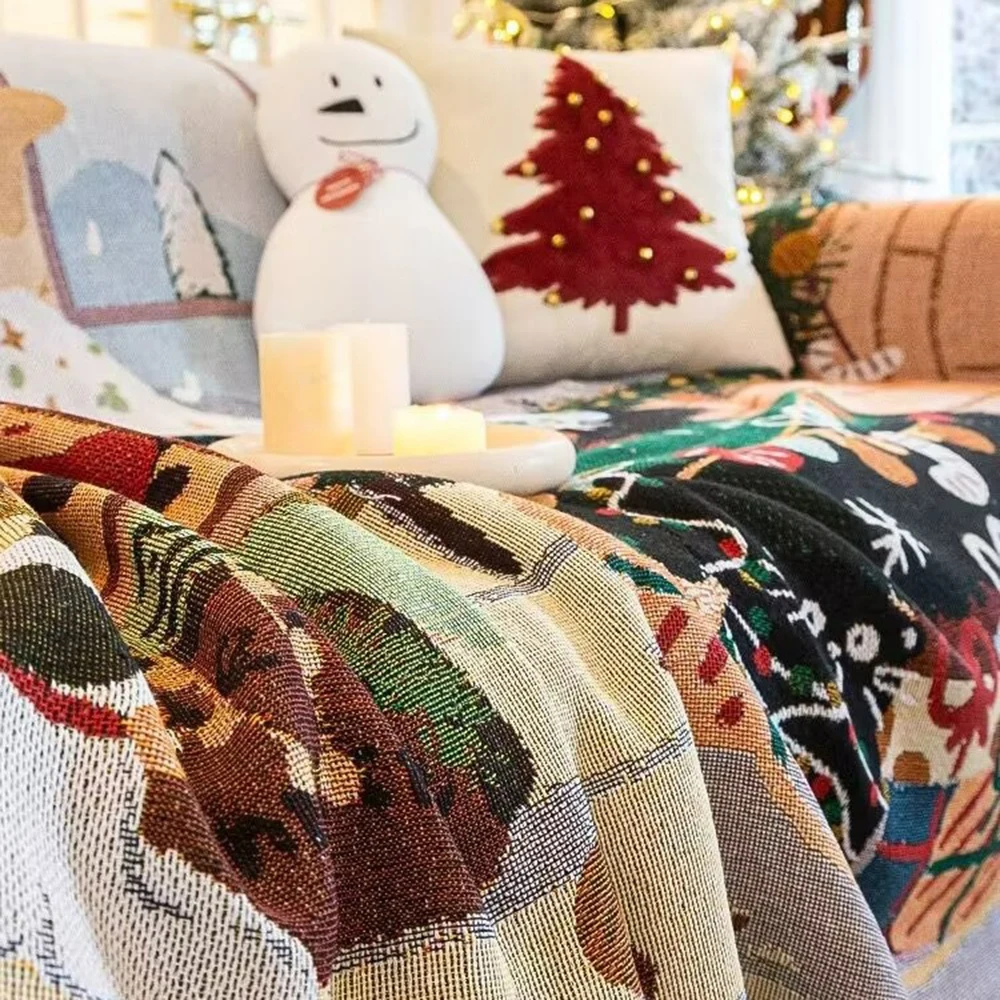 Плед для рождественской елки