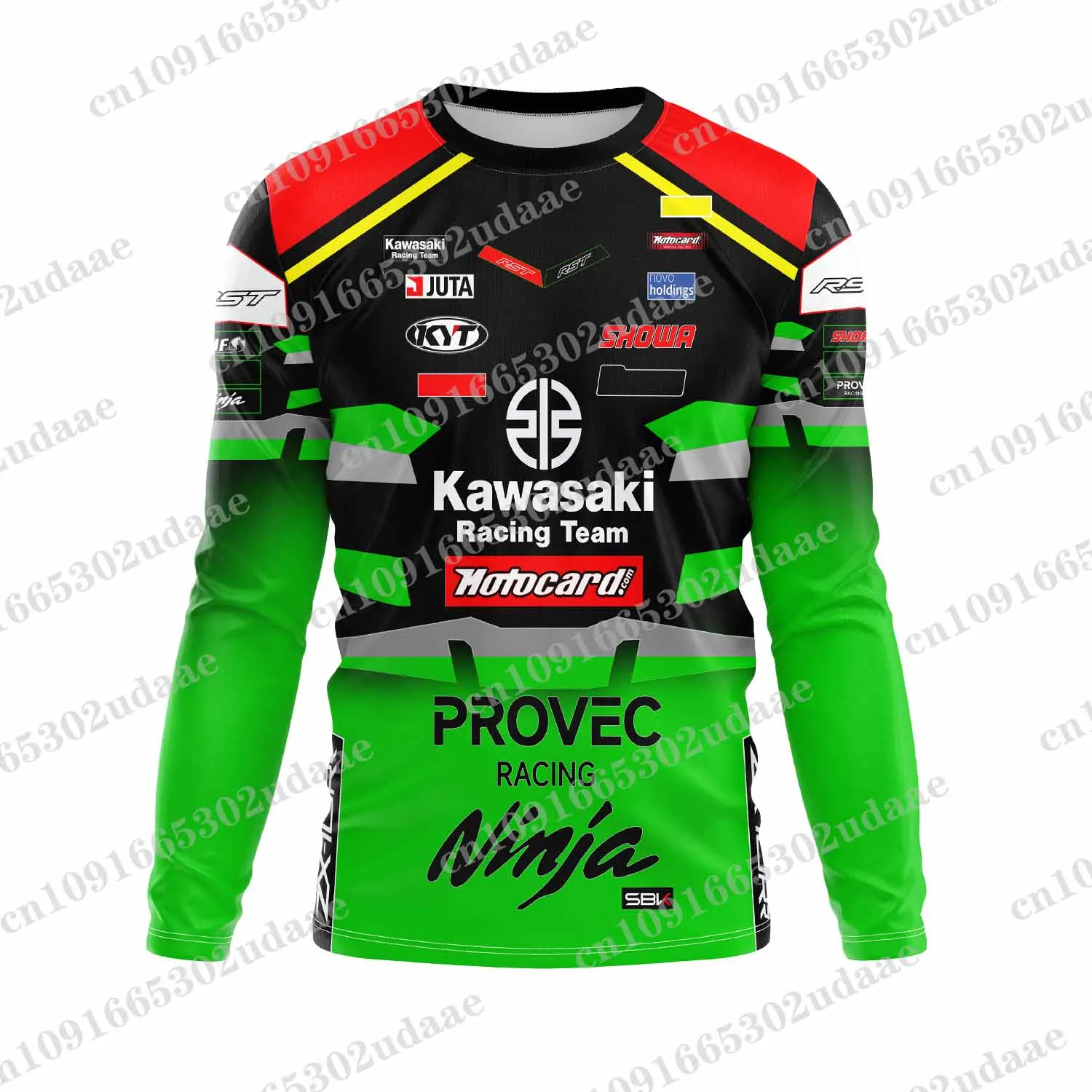 Футболка женская с длинным рукавом и 3D-принтом