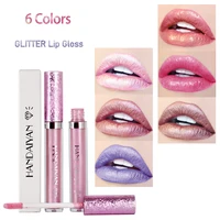 1pcs metallic lip color cosmetics waterproof lip gloss gold shimmer matte liquid metallic lipstick focallure makeup