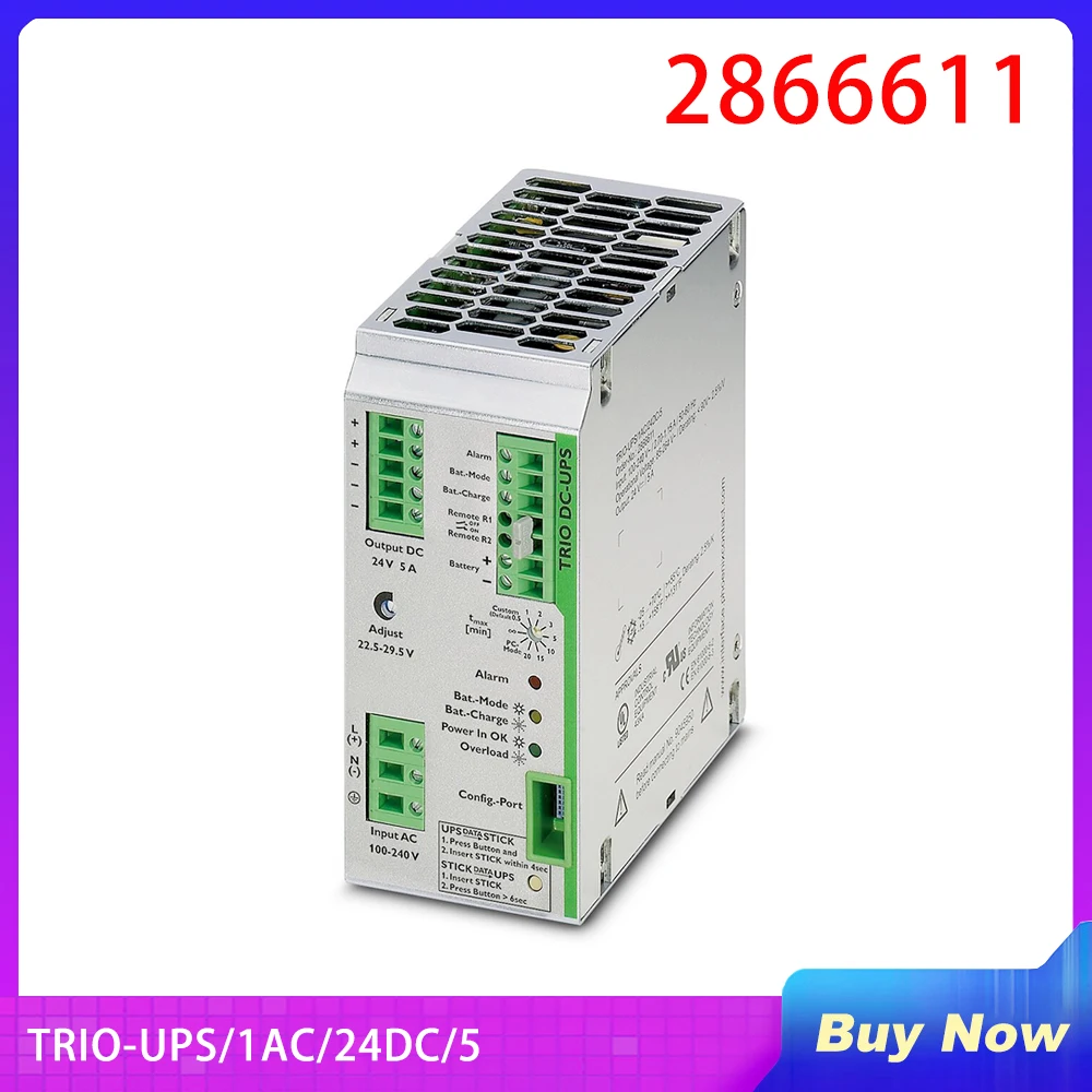 

2866611 For Phoenix Power Supply TRIO-UPS/1AC/24DC/5
