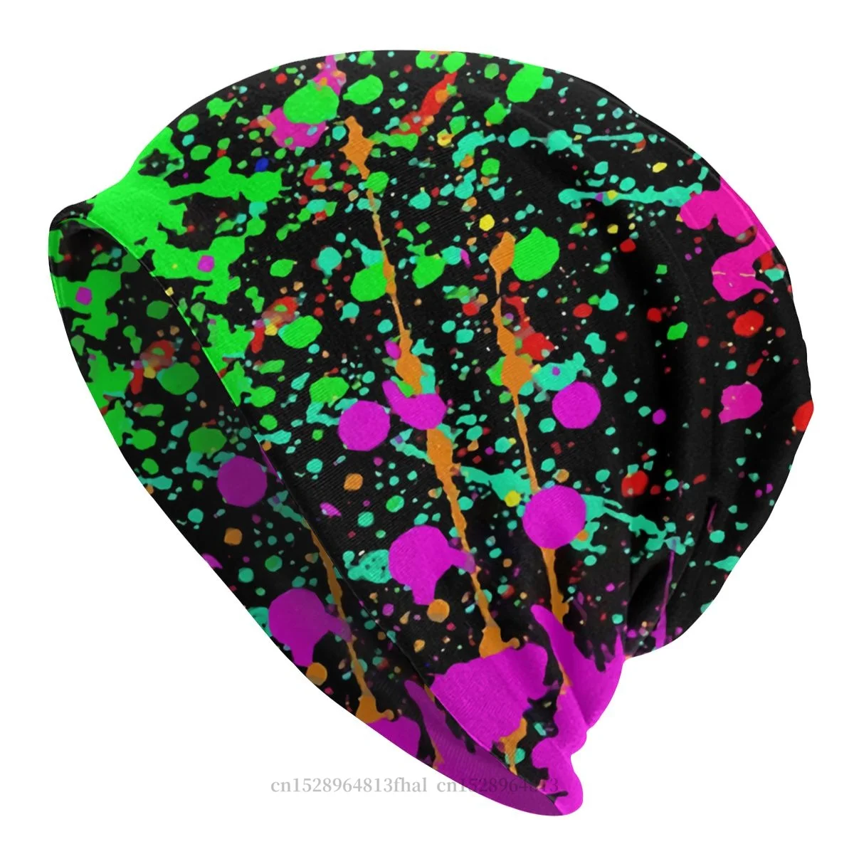 

Sport Hats Glow In The Dark Neon Rainbow Bonnet Hipster Skullies Beanies Caps