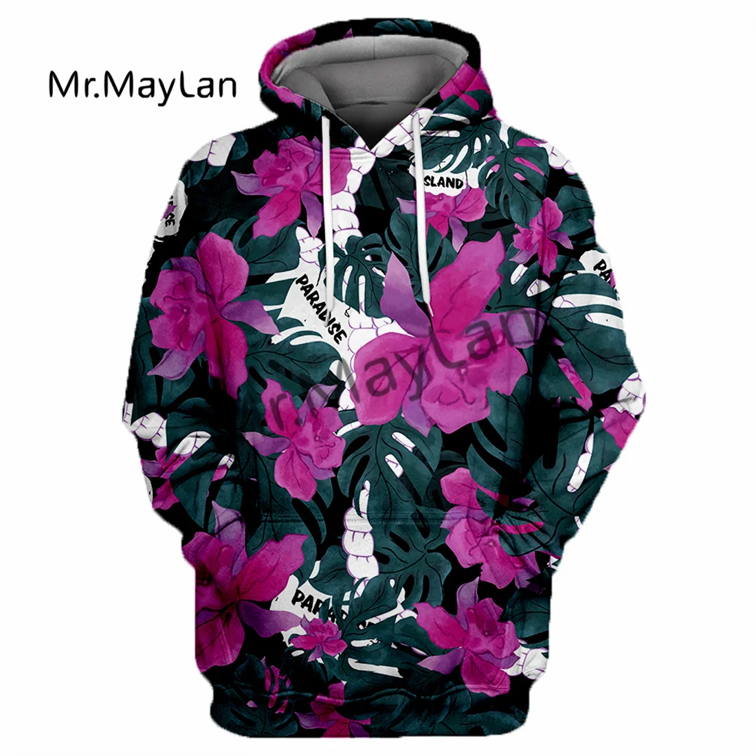 

Худи мужское цветное с 3D принтом в стиле Харадзюку, роскошная стильная уличная одежда с цветочным принтом, хип-хоп на молнии, Tracksuits-893