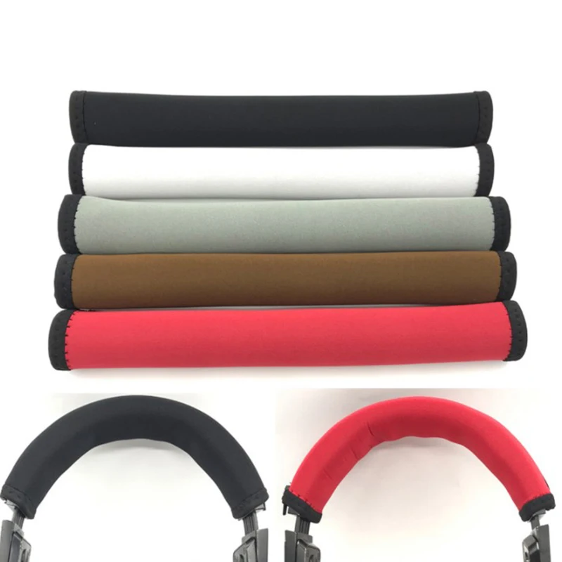 

Headphones Headband Cushion Pads Bumper Cover Zipper Replacement For Sony MDR-1R Headset Repair Parts