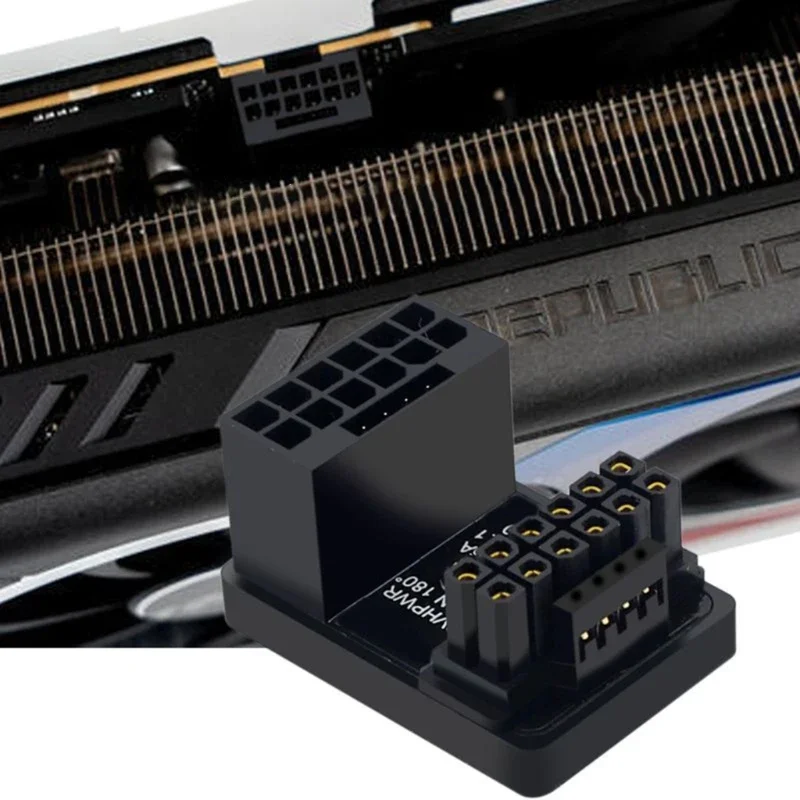 Высококачественная видеокарта PCIe5.0 Видеокарта ATX3.0 16P до GPU RTX 12VHPWR 600 Вт адаптер 180