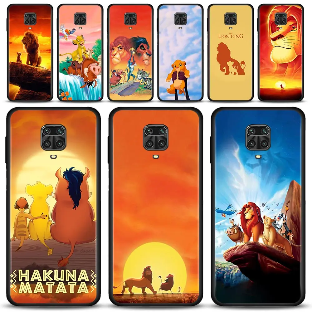 

Cover For Xiaomi Redmi Note 11 9 8 10 Pro Max 7 9T 8T 9S 10Lite 11T 11S Case for REDMI 9 8 9C 9A 7A Cartoon The Lion King Animal