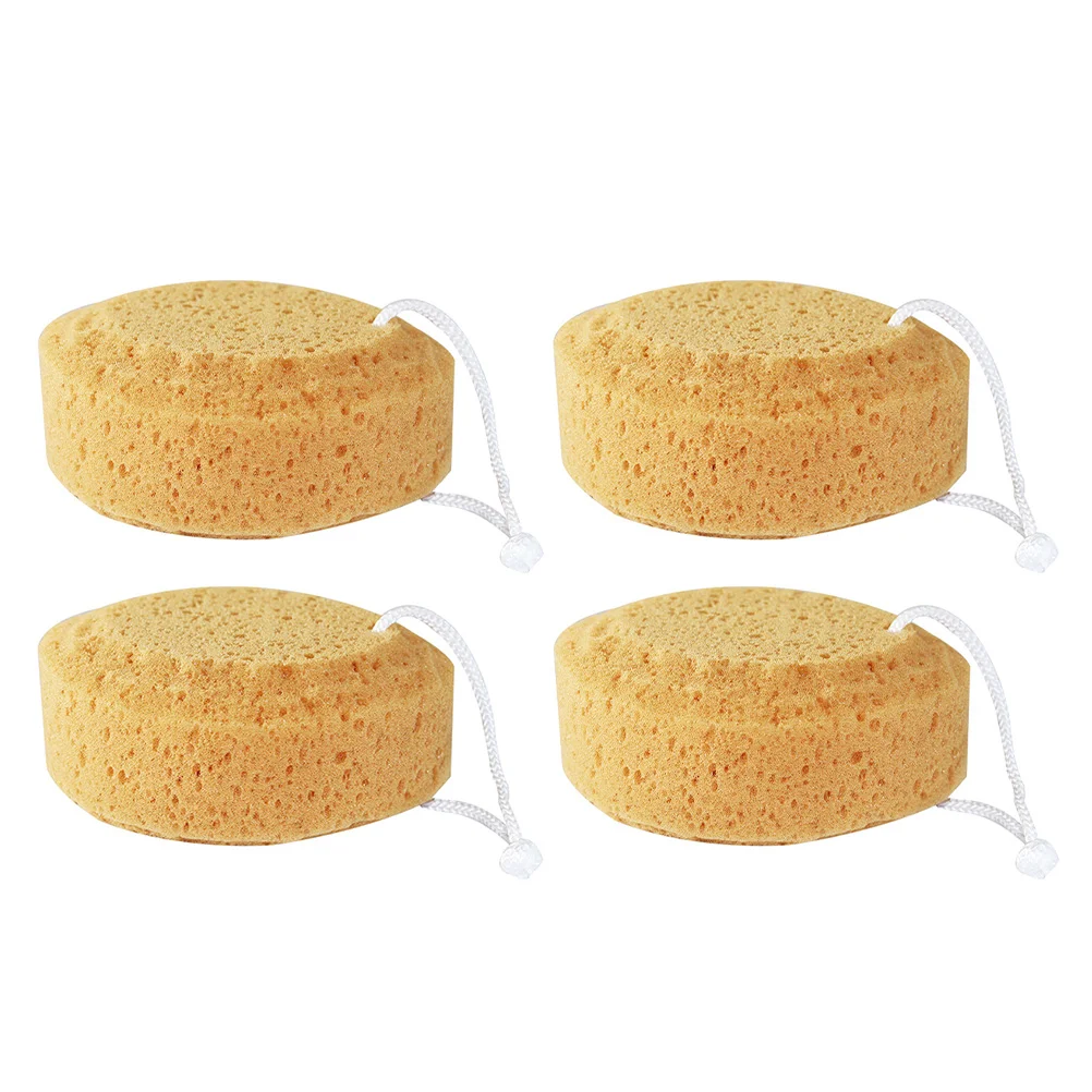 

Sponge Bath Sponges Body Shower Scrubber Loofah Cleaning Wash Pouf Scrub Bathing Bulk Pad Ball Honeycomb Use Exfoliating