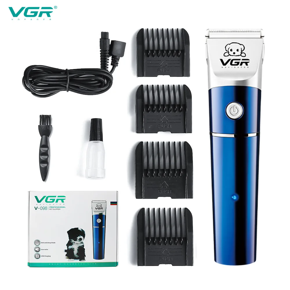 

VGR Professional Pet Dog Hair Trimmer Animal Grooming Clippers Cat Cutter Machine Shaver Rechargeable Electric Scissor Clipper