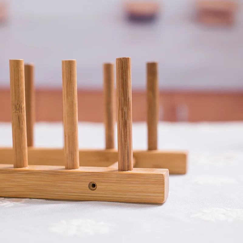 

Multi-purpose folding drain rack A solid wood dish drain kitchen rack