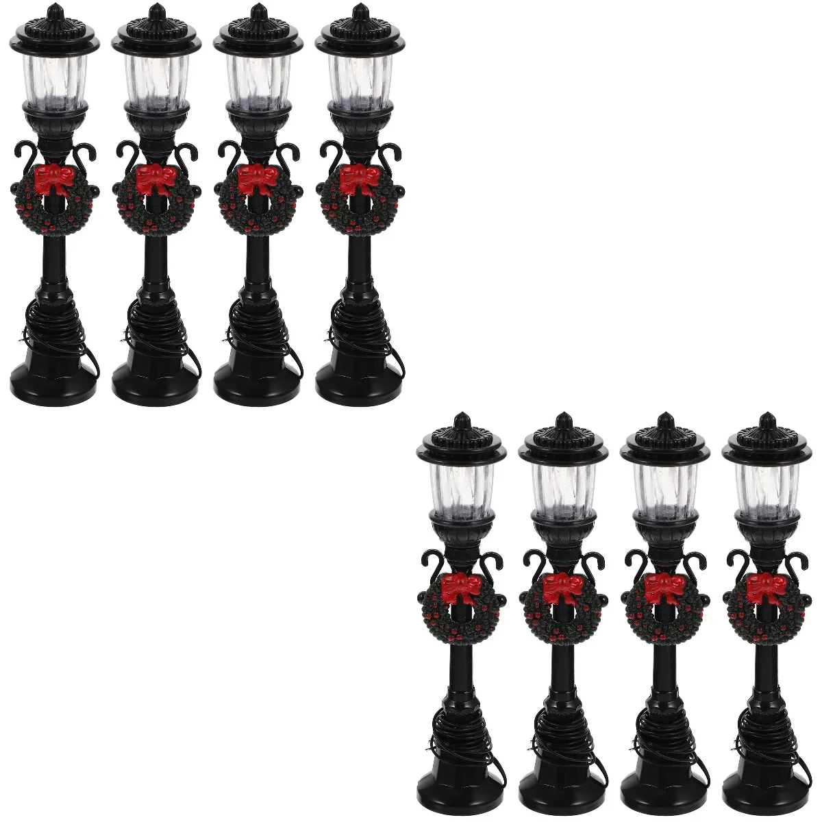 

Street Mini Light House Lamps Lamp Decor Post Miniaturegardenprop Landscape Micro Tiny Decorative Figurine Villages Fake Lights