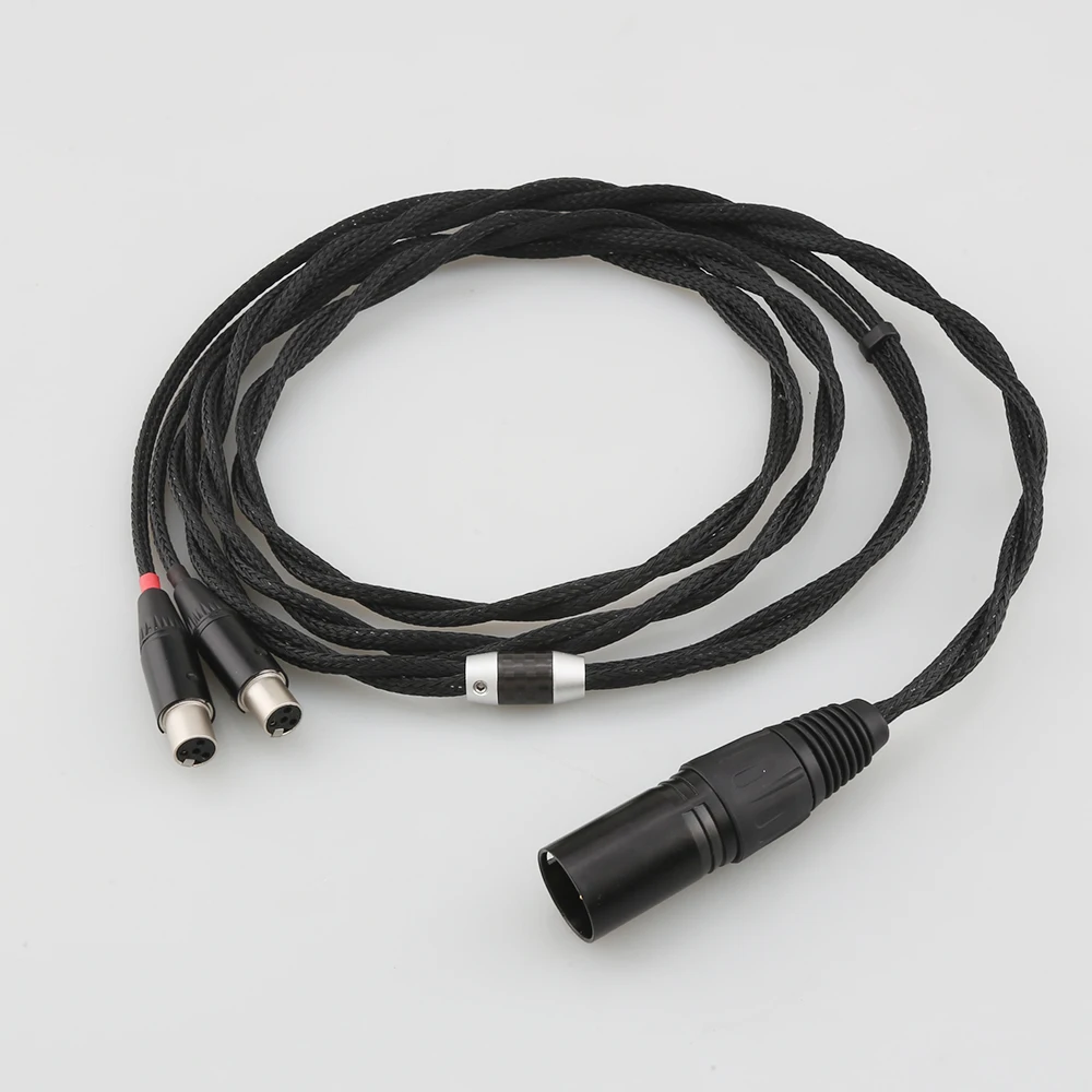 

16 Cores 4 Pin XLR 4.4MM Balanced Earphone Headphone Upgrade Cable for Audeze LCD-3 LCD3 LCD-2 LCD2 LCD-4