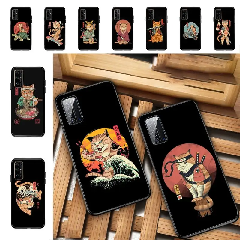 

Japanese Cat Phone Case for Huawei Honor 10 i 8X C 5A 20 9 10 30 lite pro Voew 10 20 V30