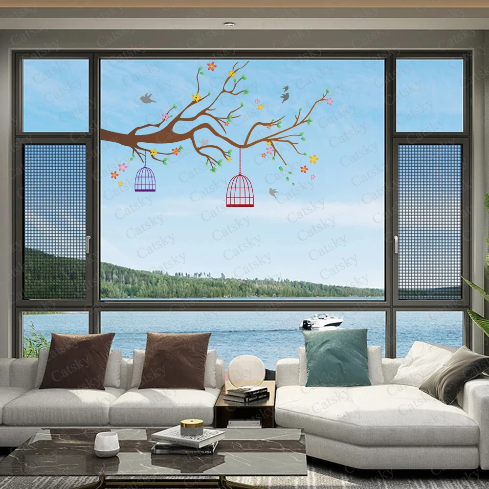 Наклейки на ветки и окна настенные наклейки фрески крышу украшение для дома