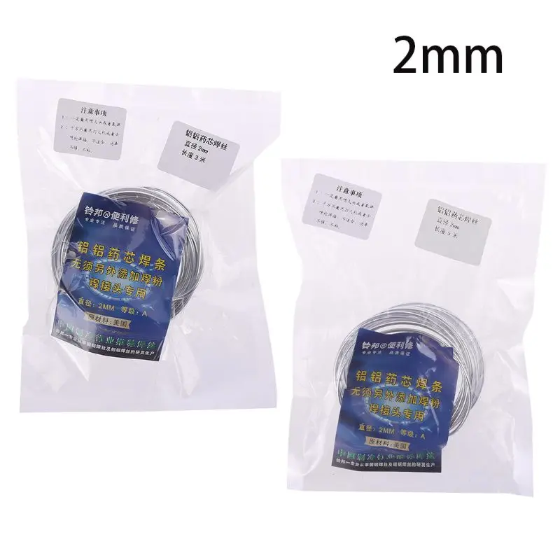 

G6DA 2.00mmx3m /5m Flux-cored Wires Hypothermia Aluminium Electrode Soldering Wire Fit for Welding