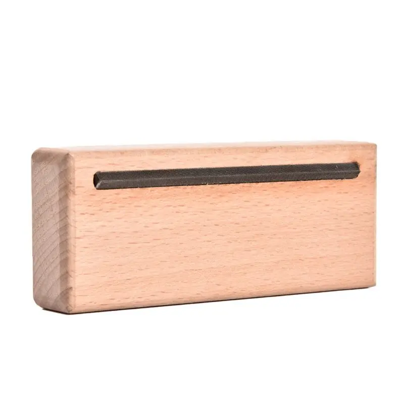 

Гитарный лад, концевой конический напильник, Luthier, Древесина клена, двойной край, 45 градусов, лад для гитары, Полировочный напильник, музыкал...