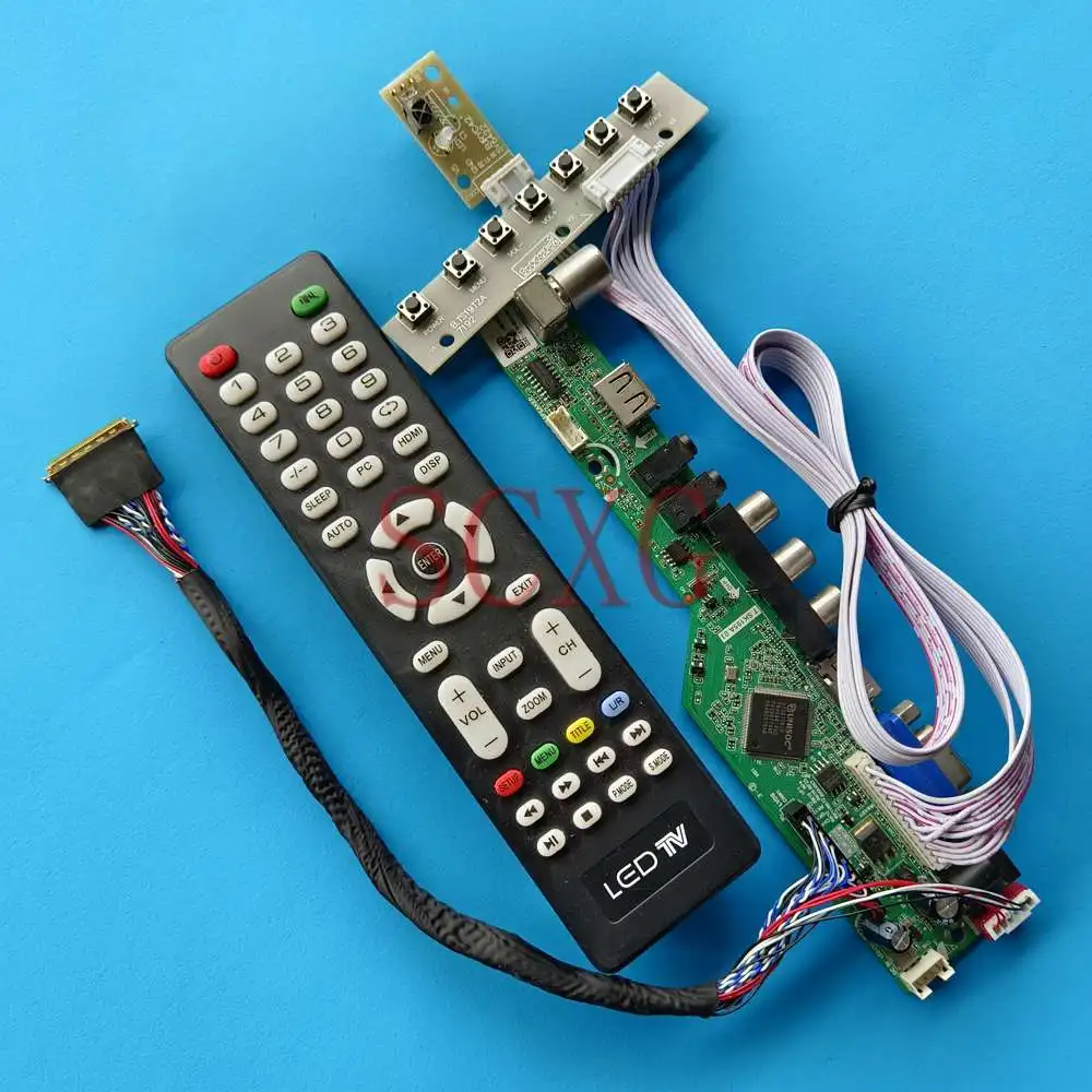 

Fit LTN173KT01-K01 LED LCD Control Driver Board Kit 17.3" 40 Pin LVDS 1600 900 Analog TV Signal Panel VGA AV USB HDMI-Compatible