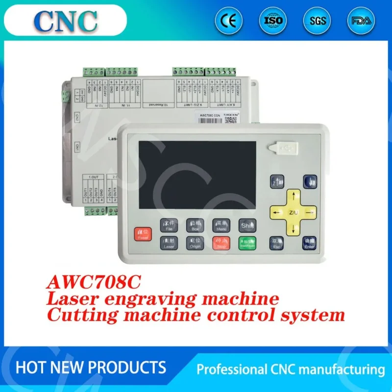 Система станка для резки основной платы гравировки с ЧПУ AWC708C поддерживает