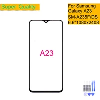 for samsung galaxy a23 touch screen front glass panel lcd outer display lens a23 a235 sm a235f front glass replacement