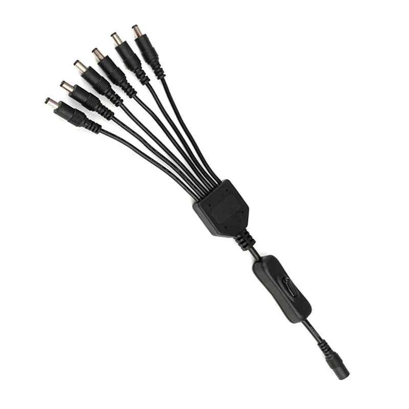 Адаптер питания DC5.5x2.1mm 1 гнездо на 2/3/4/5/6 штекер