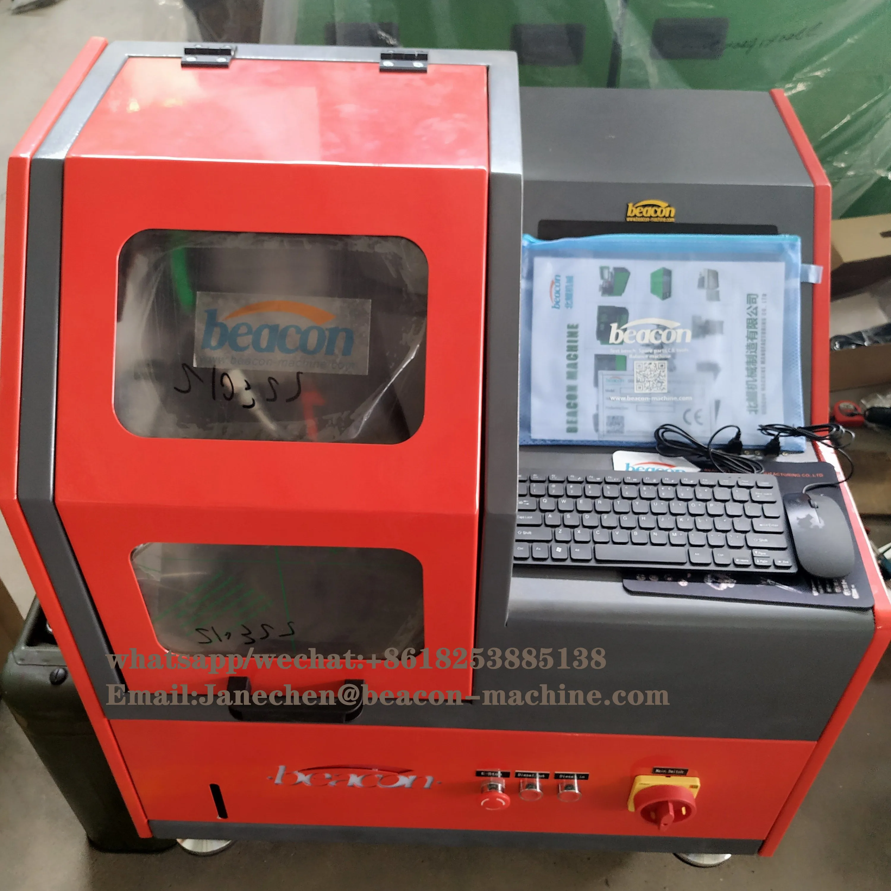 EPS208S измерительный стакан расходомер Тестирование дизельного инжектора