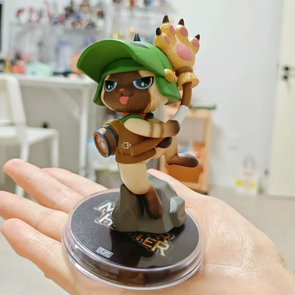 POP MART Оригинальная серия Monster Hunter Alu Cat: Коллекционная фигурка-сюрприз (Blind Box), настольное украшение, милый подарок (art.: 3920dbcd2179c) - 3920dbcd2179c