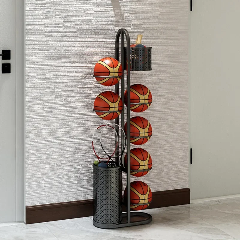 Качество! Напольная баскетбольная полка для хранения металлическая корзина дома