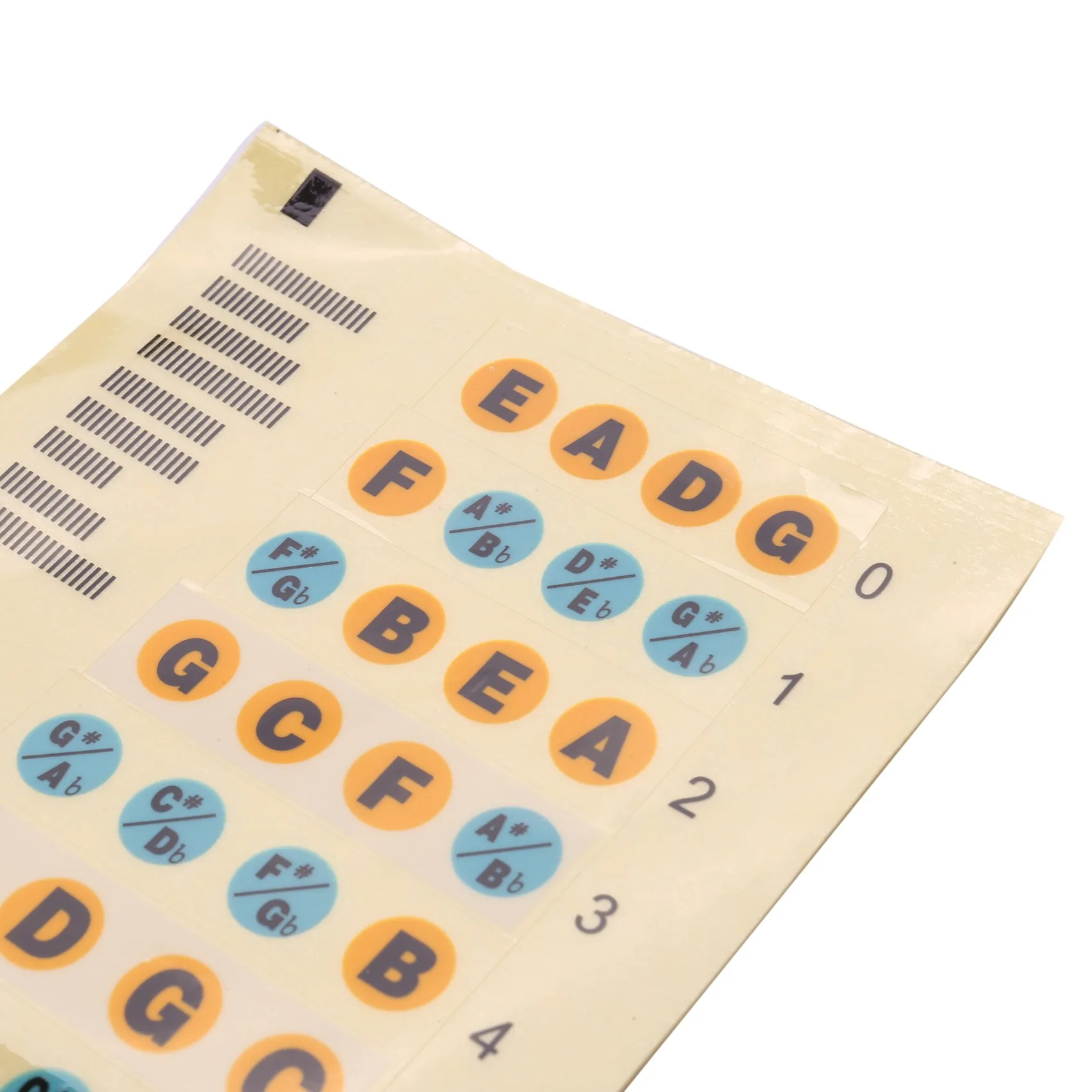 Наклейки для нот на грифе гитары наклейка с изображением ладов начинающих