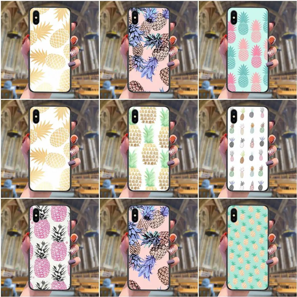 Мягкий чехол из ТПУ с изображением ананаса аксессуары для Xiaomi Mi 12 12X 10 10i 10S 10T 11 11i 11T