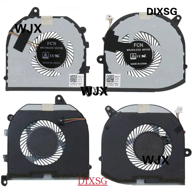 Новый вентилятор охлаждения ЦП для ноутбука Dell XPS 15 9570 7590 Precision 5530 P56F002
