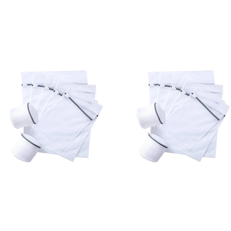 

Laundry Net, Laundry Bag, Laundry Bag, For Washing Machine, Durable With Zipper (14 Pieces)