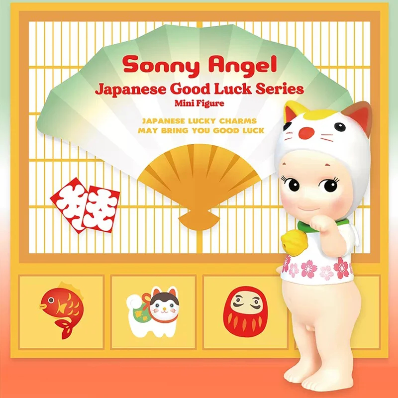 

Sonny Angel Japanese Good Luck Series Blind Box Mini Anime Figure Collection Surprise Box Decor Model Toy Ornament Doll Kid Gift