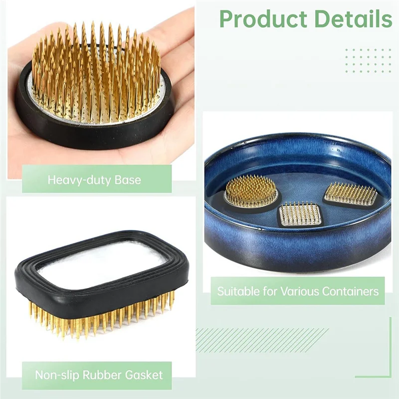 3 шт. японские лягушки для цветов Ikebana набор Kenzan аксессуары цветочной композиции JP