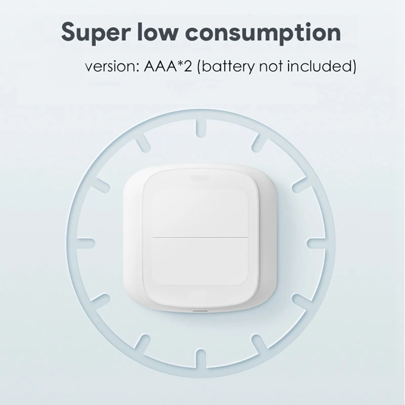 1 шт. беспроводной смарт-переключатель многофункциональный Tuya Zigbee для домашней