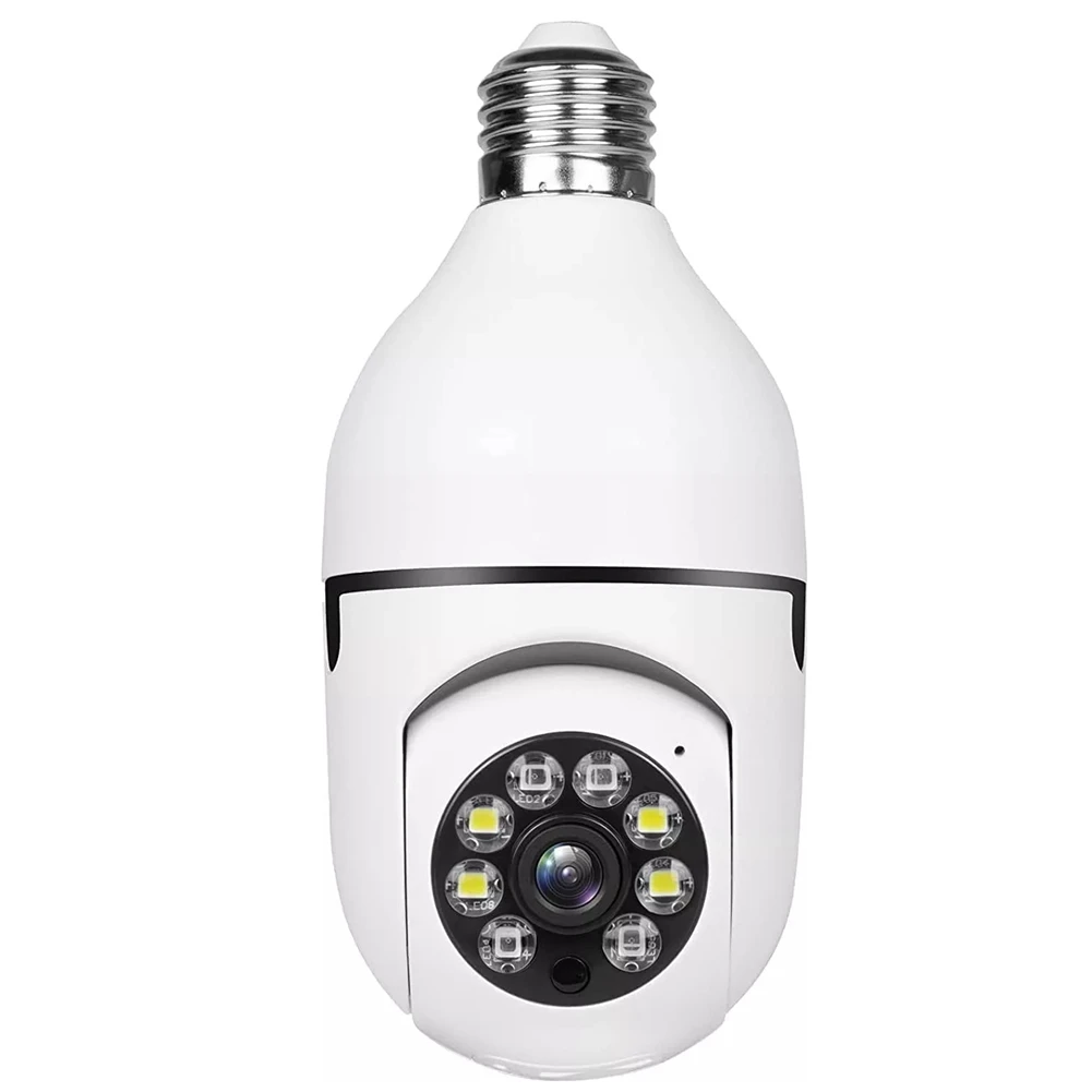 

Bulb Surveillance E27 Wifi IP Camera Night Vision Full Color Automatic Human Tracking 4X Digital Zoom Security Monitor