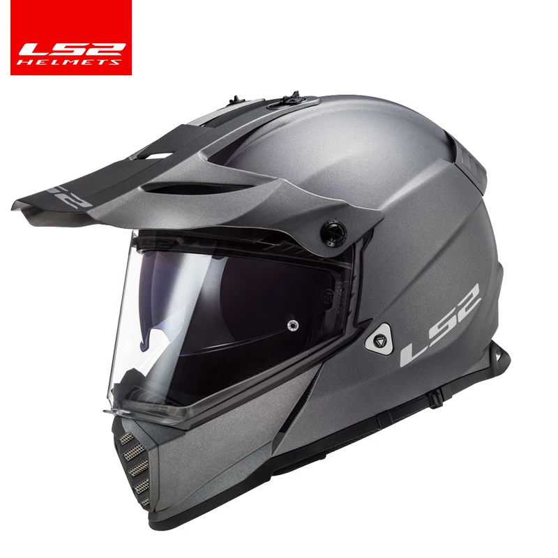 100% подлинный мотоциклетный шлем LS2 MX436 с солнцезащитным экраном для езды по