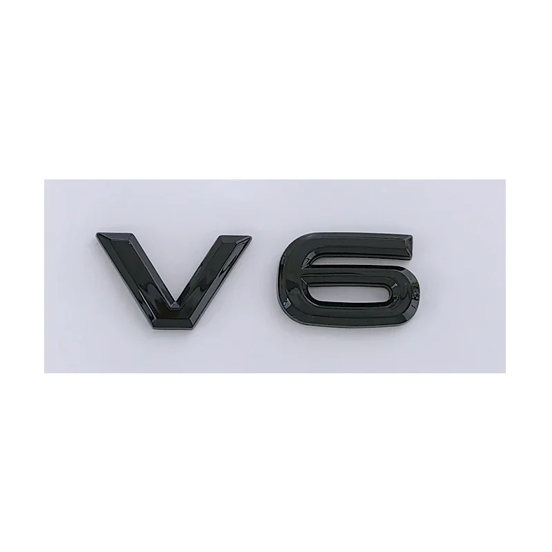 Фото ABS боковая эмблема кузова автомобиля для 480 530 V6 Golf Passat Jetta Touareg Bora Scirocco Beetle, наклейка на задний багажник автомобиля №4