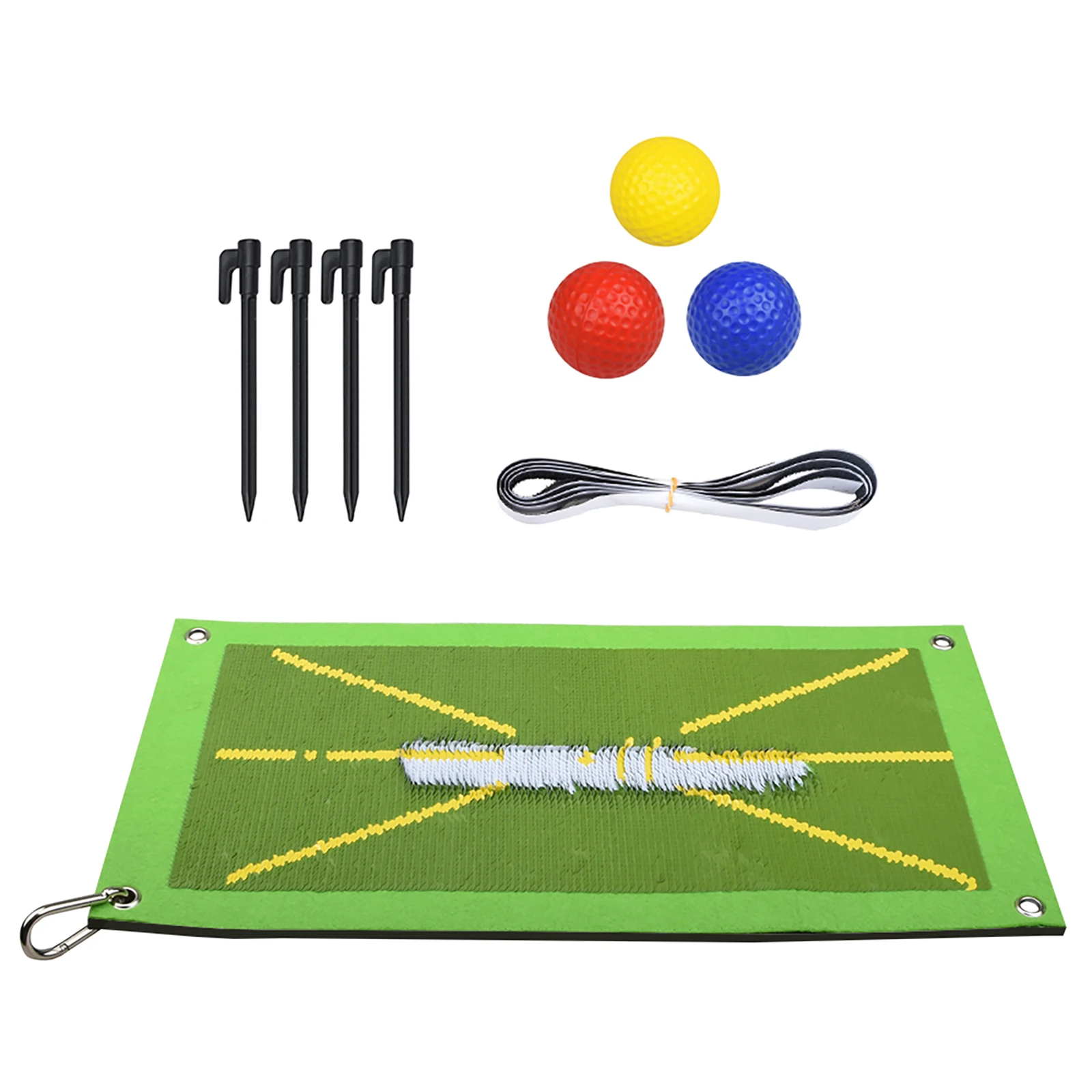 

Golf Swing Mat Hitting Batting Direction Mark Trace Indoor And Outdoor Striking Mat 25*50cm Golf Swing Training Pad Golf Mat