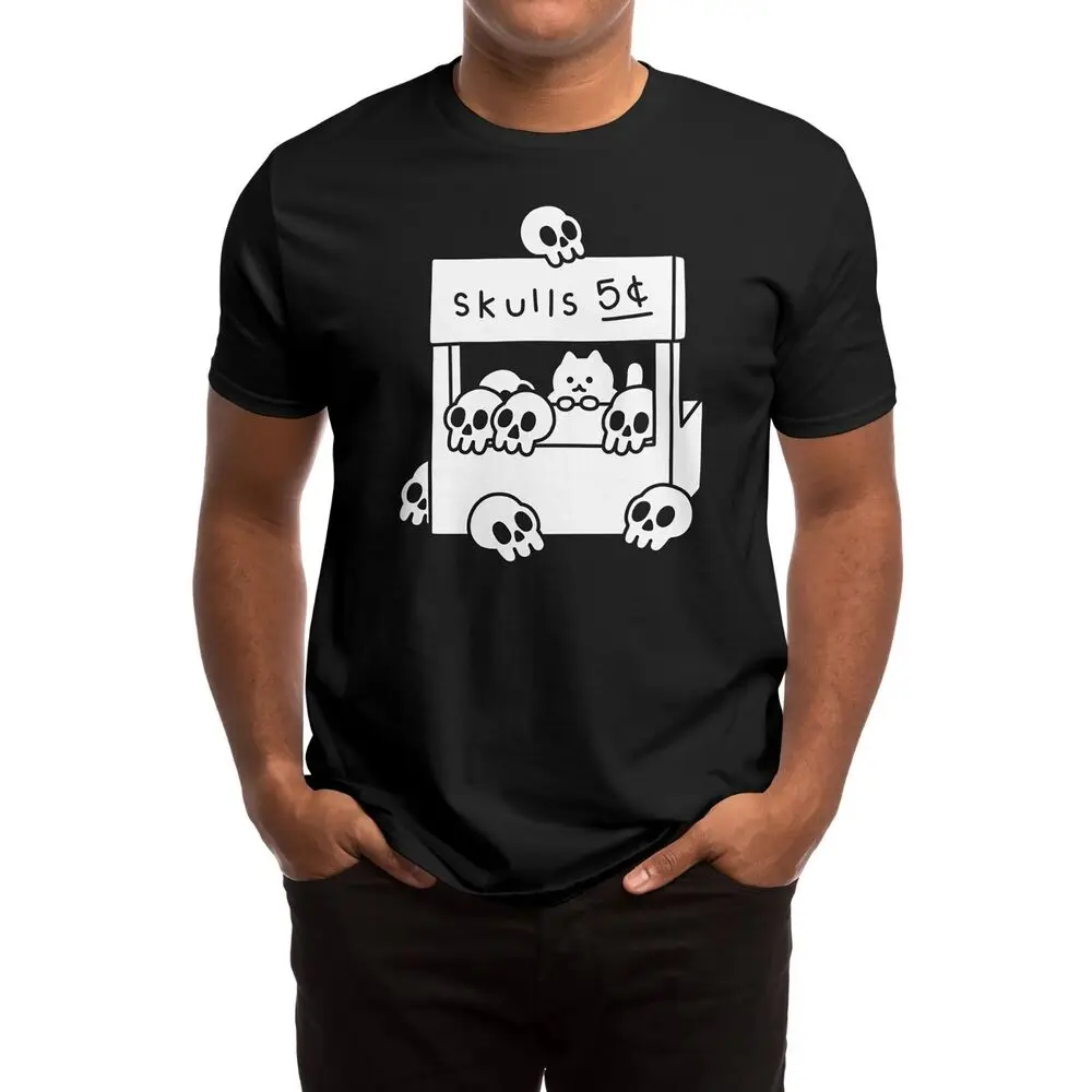 Skull 4 Sale Funny Creepy Graphic Art Classic Cool Nwt Gildan Size S-5Xl T-Shirt