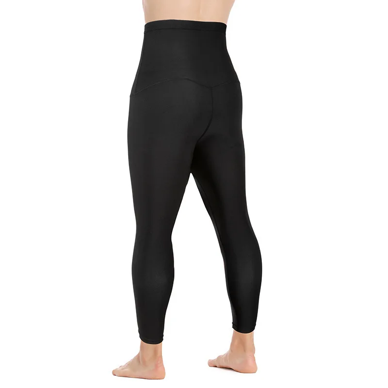 Горячий пот Утягивающее формирование тела мужские фитнесы брюки для сауны