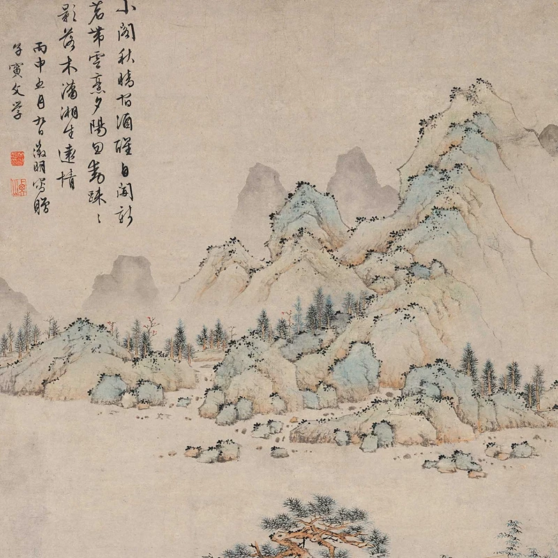 Mingwen Zhengming новый продукт 1:1 глубокая карта майской реки картины для украшения дома