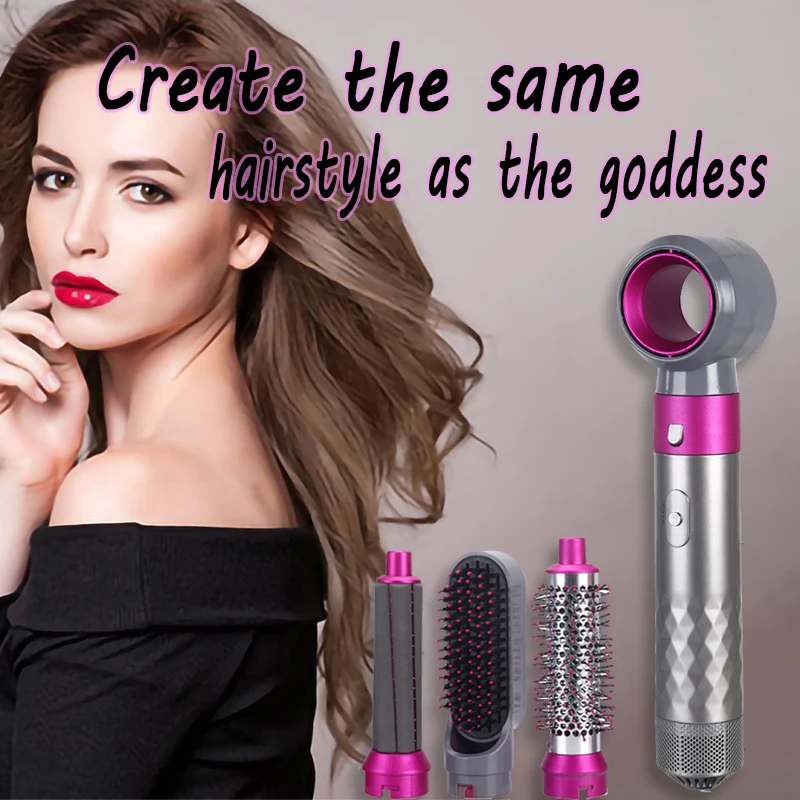 Домашний набор 5 в 1 фен для волос электрическая щетка с горячим воздухом фена