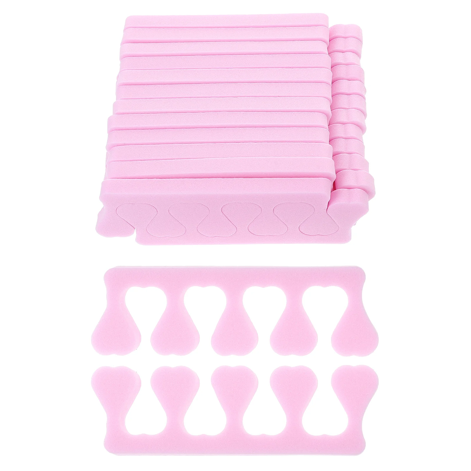 

100 Pairs Disposable Sponge Toe Separator Bulk Sponges Protector Nail Polish Foot Valgus Separators Cover Man Helpful