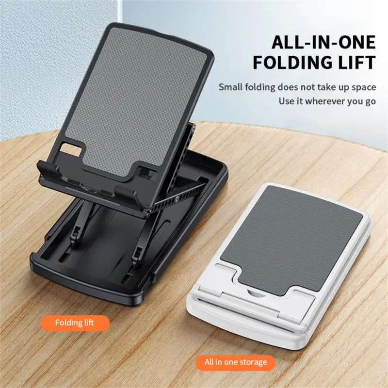 

Portable Adjustable Tablet Support Lifting Pull-out Bracket Smartphone Mount Anti-slip Aluminum Mobile Phone Holder Tablet Stand