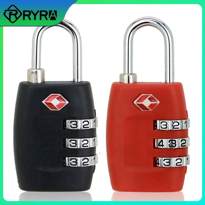

Luggage Suitcase Zinc Alloy Password Lock Tsa Approved Padlock 3 Rows Luggage Travel Lock Suitcase Baggage High Strength Pc