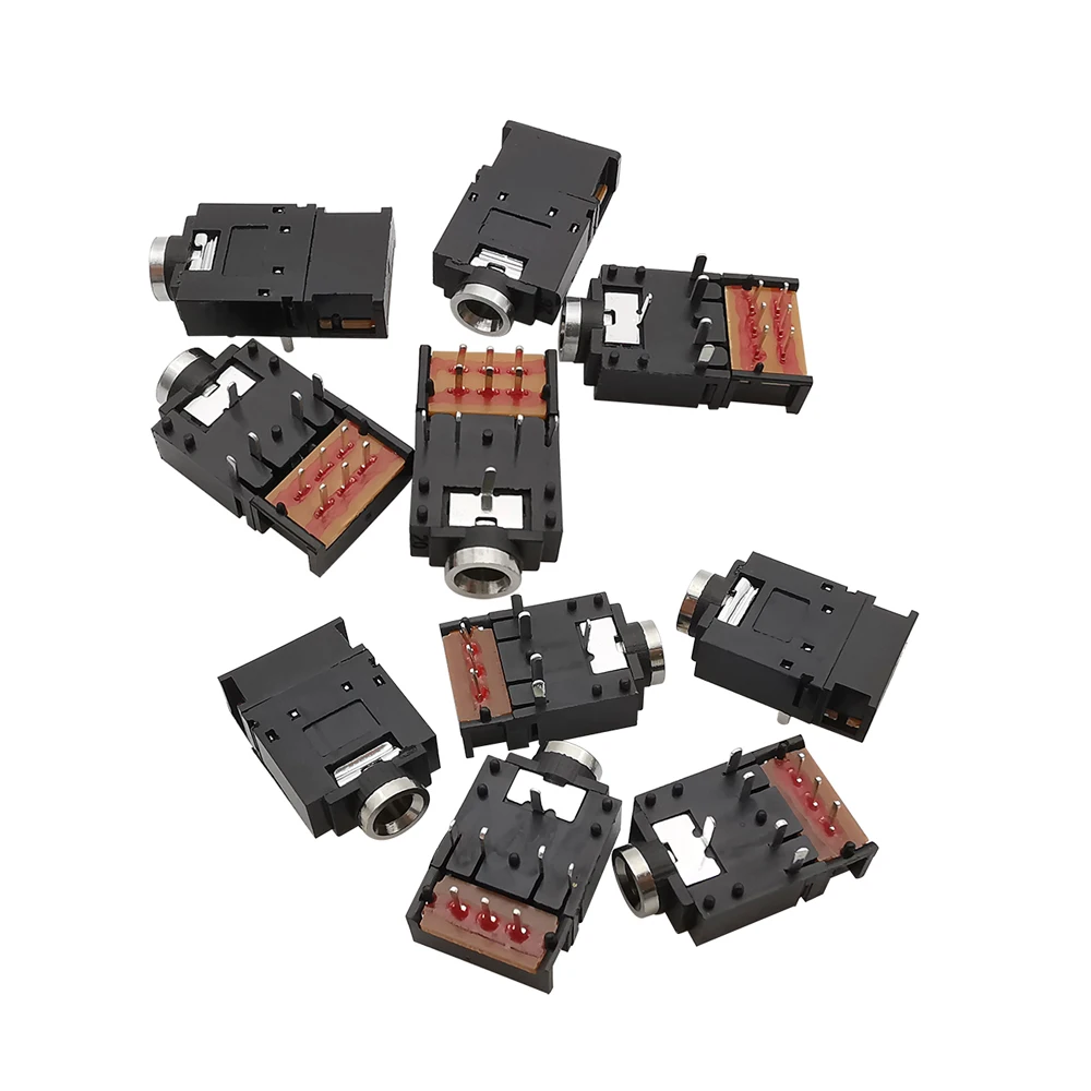 5/10 шт. PJ307 3,5 мм 8P/11Pin стерео аудио разъем для наушников 3,5 двойной разъем для наушников