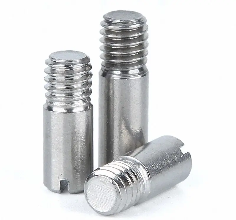 

New Select Variations Ø3mm M3 x 0.5mm 304 Stainless Steel Threaded Dowel Pin Rod